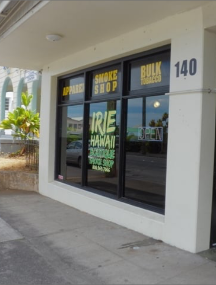 Visit smoke shops in Kona and Hilo, hawaii